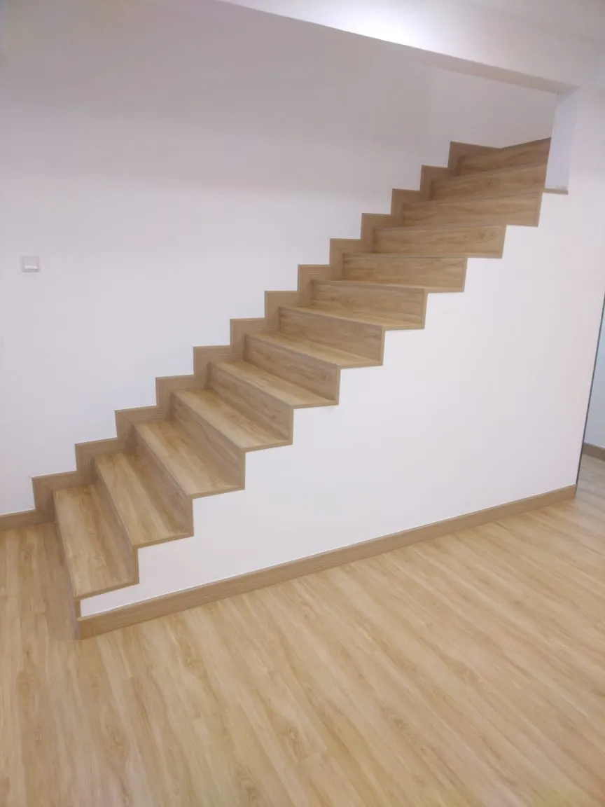 Tread and riser 1 wall